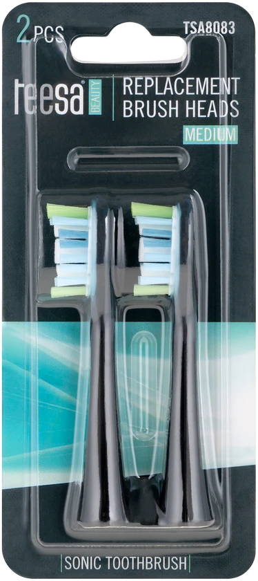 Teesa Sonic Elite TSA8082-B Medium Sonic dantų šepetėlių galvutės