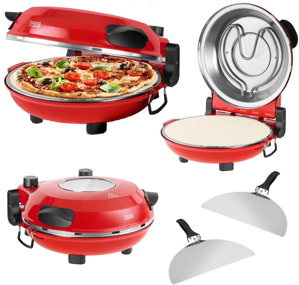 TEESA SUPREME + picos orkaitė, 1200 W, 32 cm, langas, nuimamas akmuo, dviejų šildytuvų valdymas