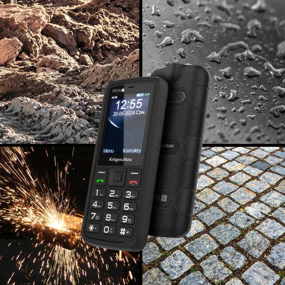 Kruger & Matz IRON 4 4G telefonas