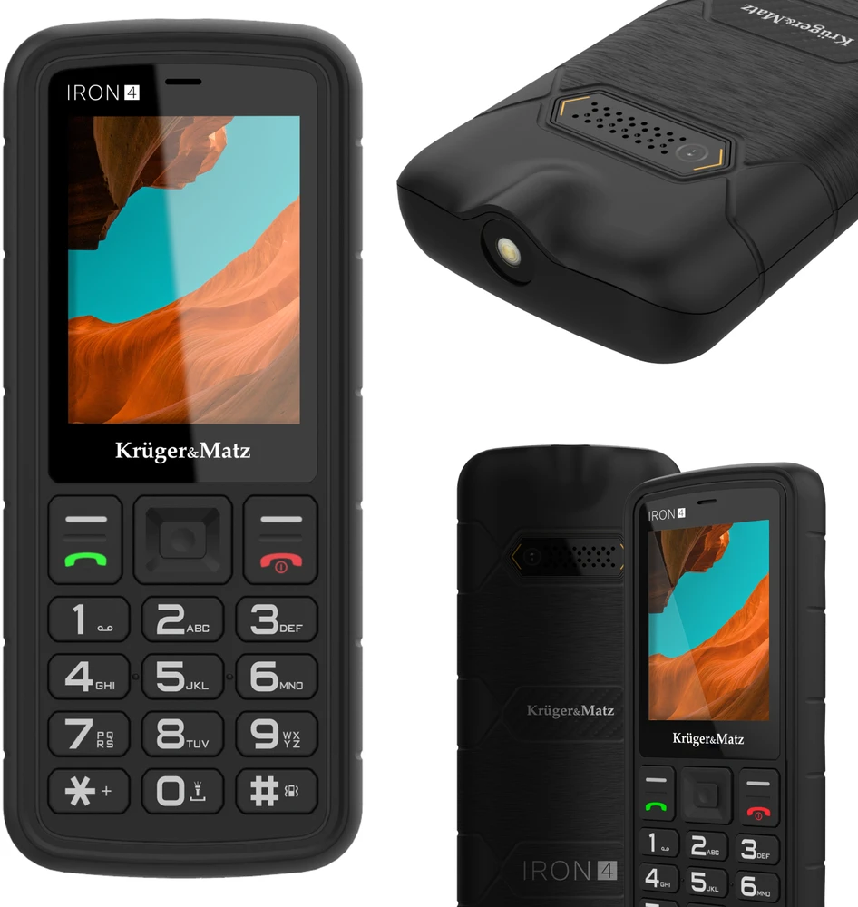 Kruger & Matz IRON 4 4G telefonas