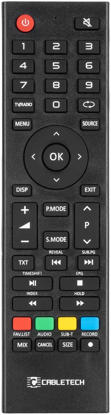 Televizorius „Cabletech“ 40 colių FHD DVB-T2 H.265 HEVC televizorius
