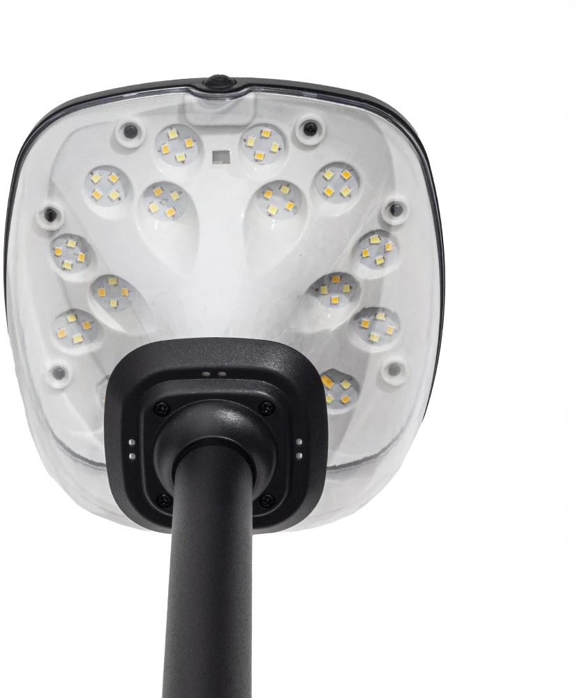 TelForceone SUNARI saulės lempa LED FLS-98 MODERN Post 3000K+6000K 2200mAh LiFePO4 + PIR Forever Light