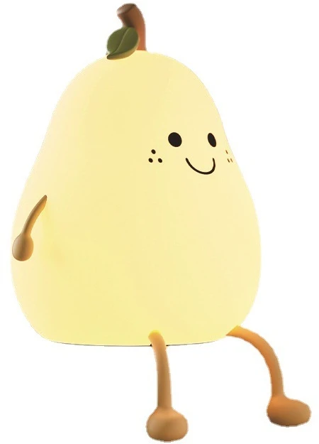 TelForceone LED naktinė lempa LUCKY PEAR FNL-02 daugiaspalvis silikonas Forever Light