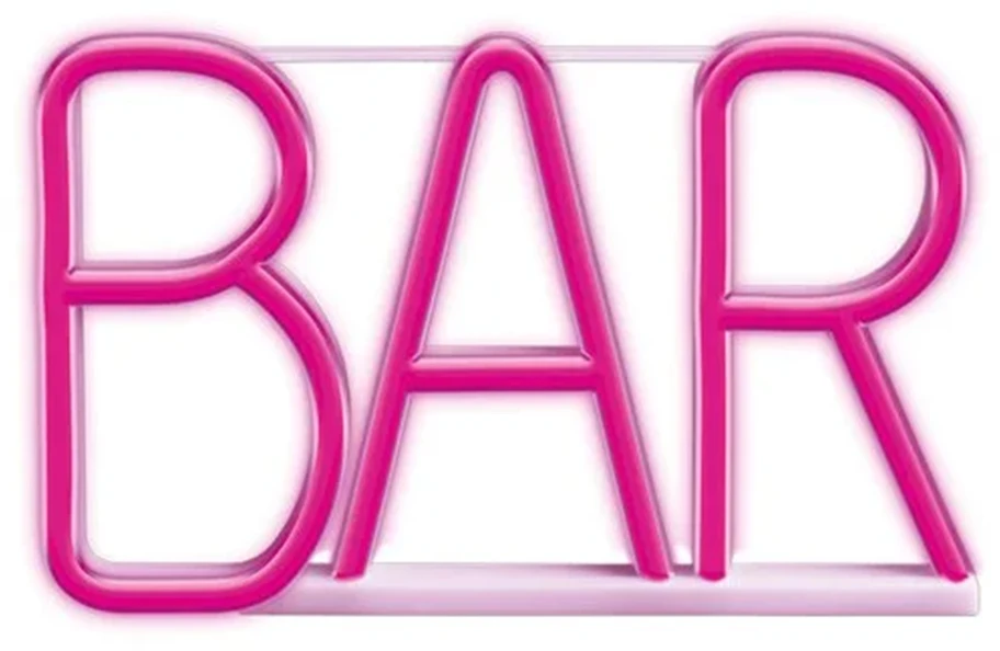 TelForceone NEON LED BAR rožinė Bat + USB FLNE24 Forever Light