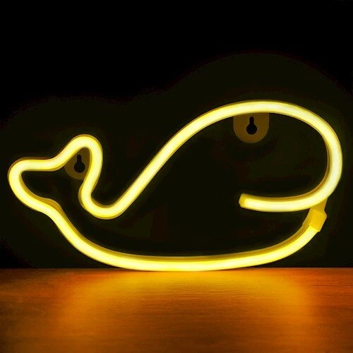 TelForceone Neoninė LED lemputė BANGINIS šilta balta šikšnosparnis + USB FLNE09 Forever Light