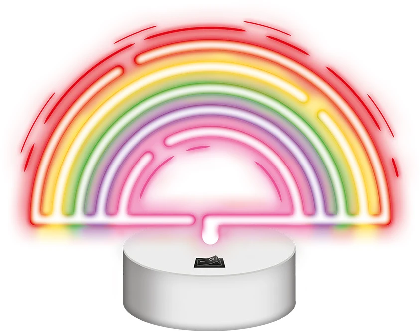 Neon ant stovelio LED Vaivorykštė įvairiaspalvis NNE09 Neolia