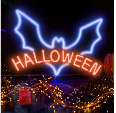 TelForceone Neon PLEXI LED HALLOWEEN mėlyna raudona NNE17 Neolia