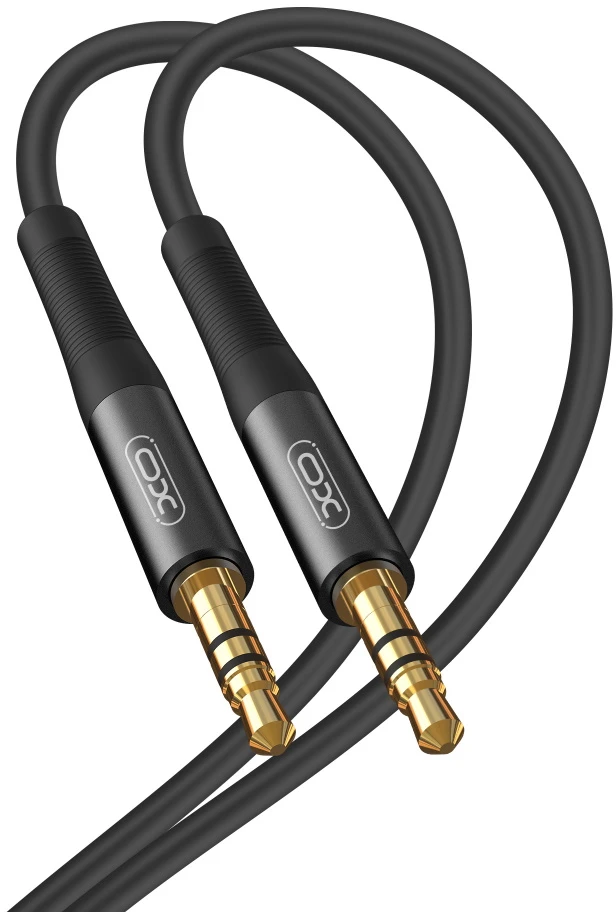 XO audio kabelis NB-R175A jack 3,5mm - jack 3,5mm 1,0 m juodos spalvos