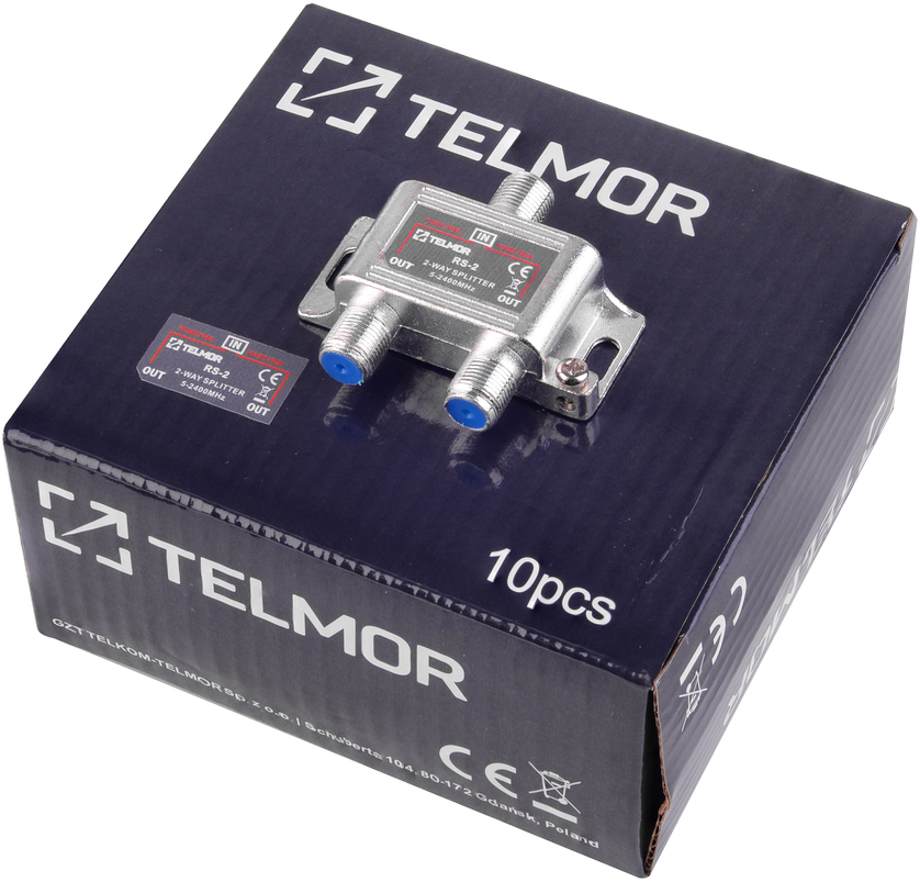 Telkom Telmor RS-2 SKIRSTYTUVAS 2X 2.4G DC TELMOR