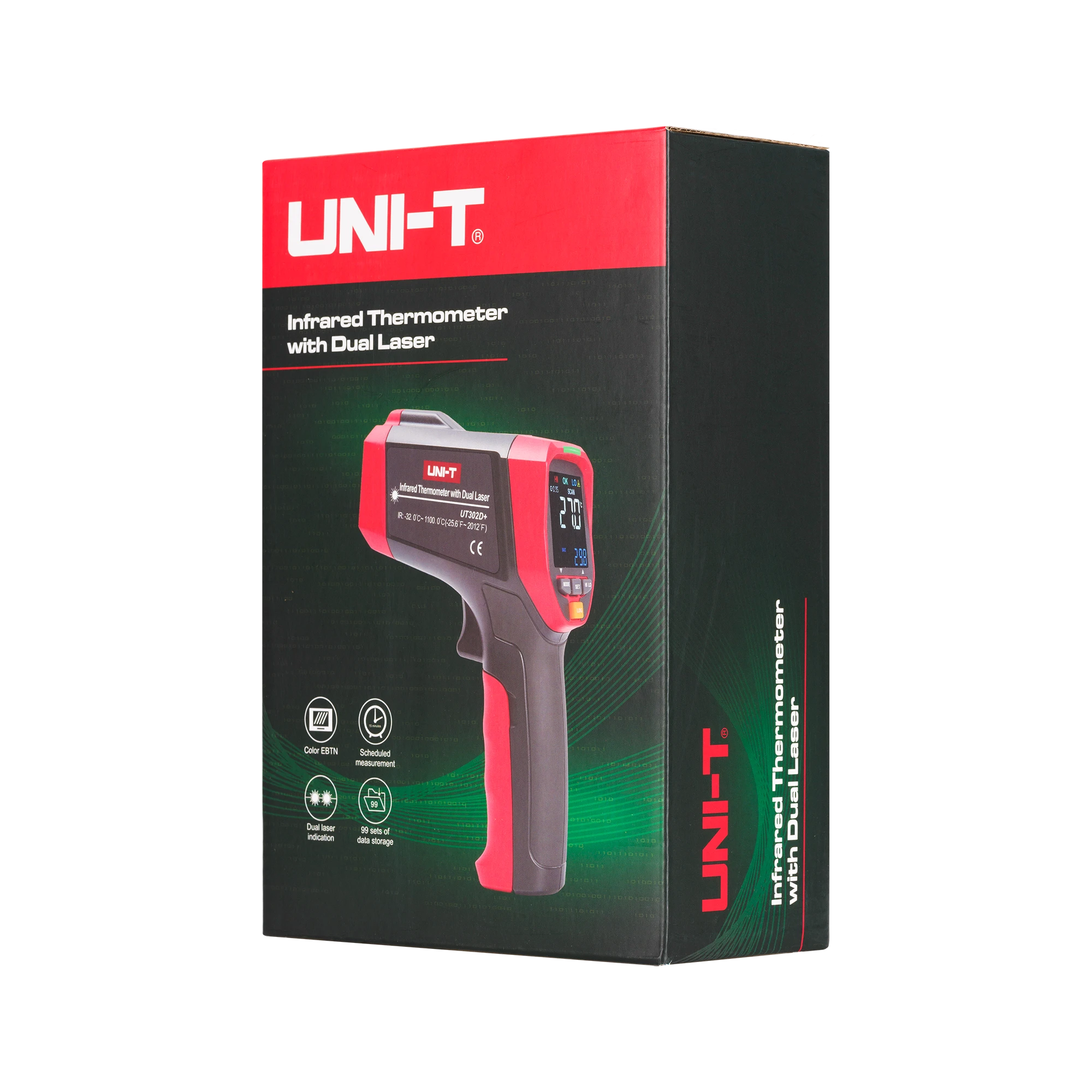 Temperatūros matuoklis Uni-T UT302D+