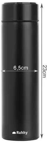 Thermo mug with LED ekranas Ruhhy 23261