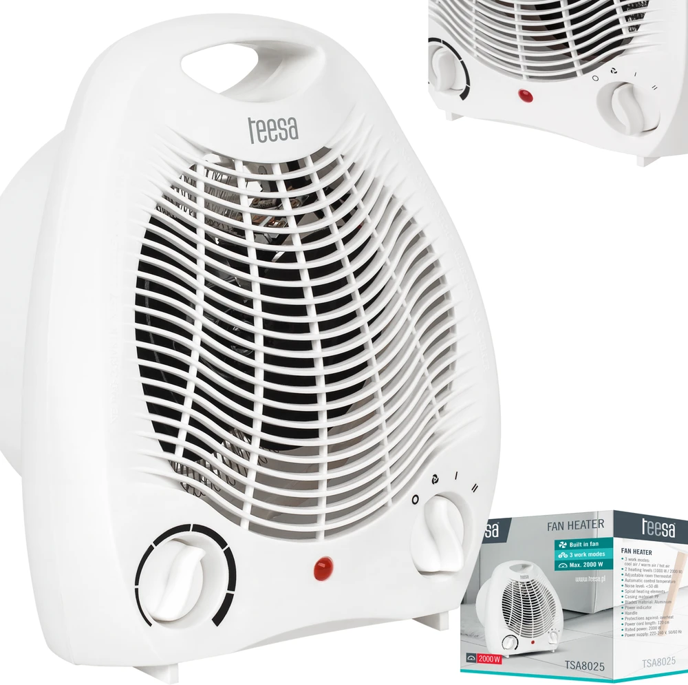 Ventiliatorius Teesa TSA8025 1000W / 2000W