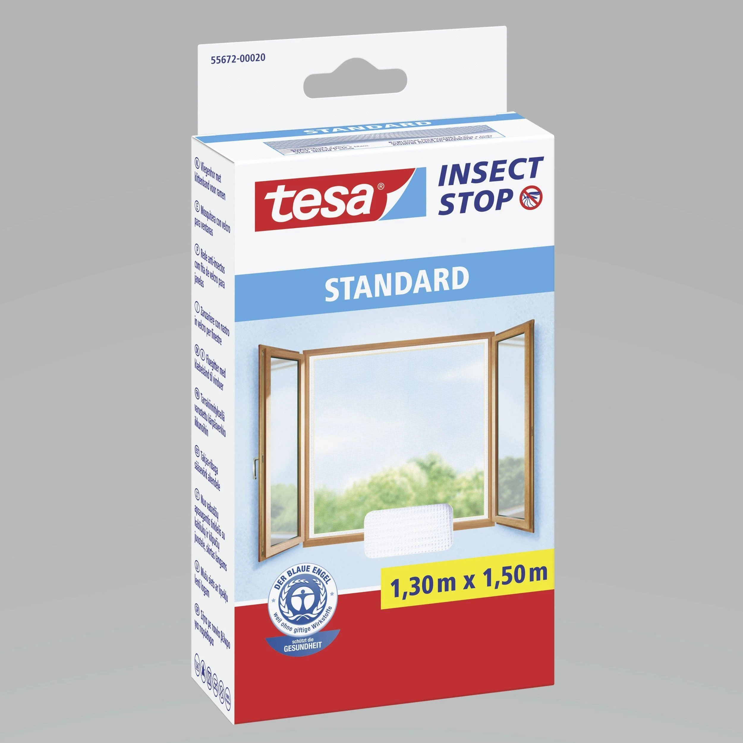 TESA MOSKITIERA OKIENNA BALTA 1,3m x 1,5m STANDARD