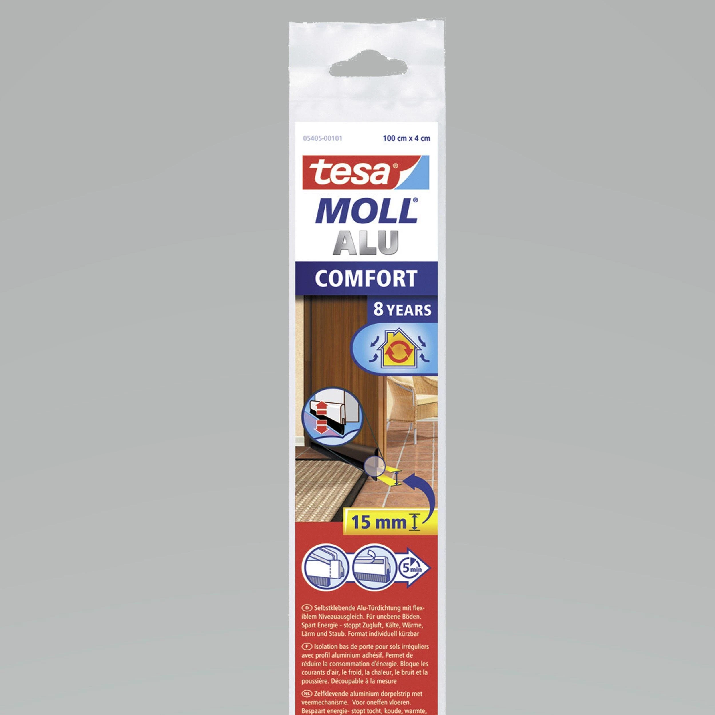 Uszczelka TESA ŠEPETĖLINIS TARPIKLIS COMFORT 1m x 40mm RUDAS