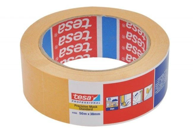 Tesa Taśma Tiksli matavimo juosta, standartinė 14d vidinė, 3d išorinė, 50 m: 38 mm, išmatuokite.