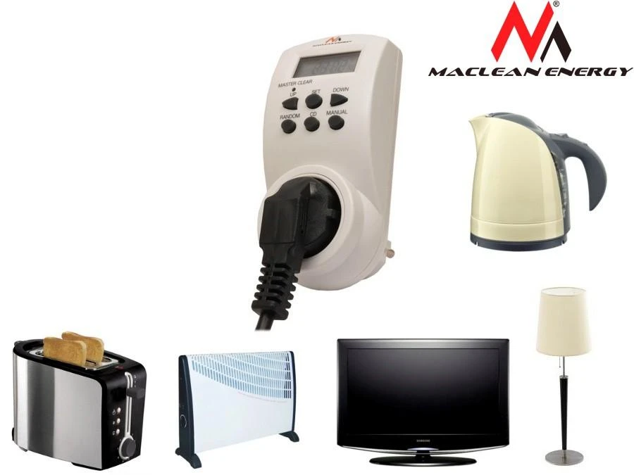 Timer „Maclean Energy MCE05G“ skaitmeninis laikmatis