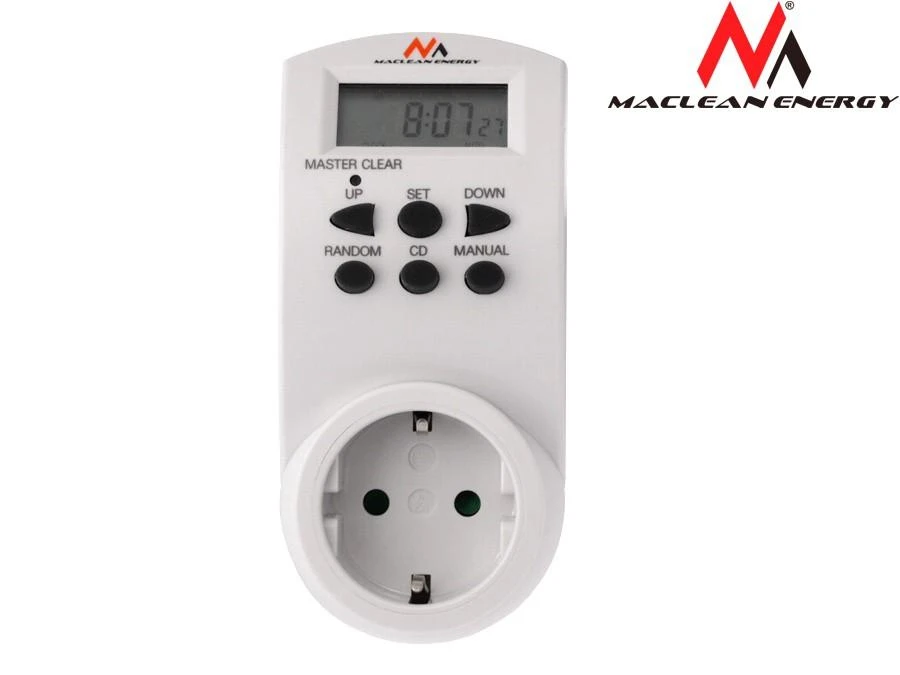 Timer „Maclean Energy MCE05G“ skaitmeninis laikmatis