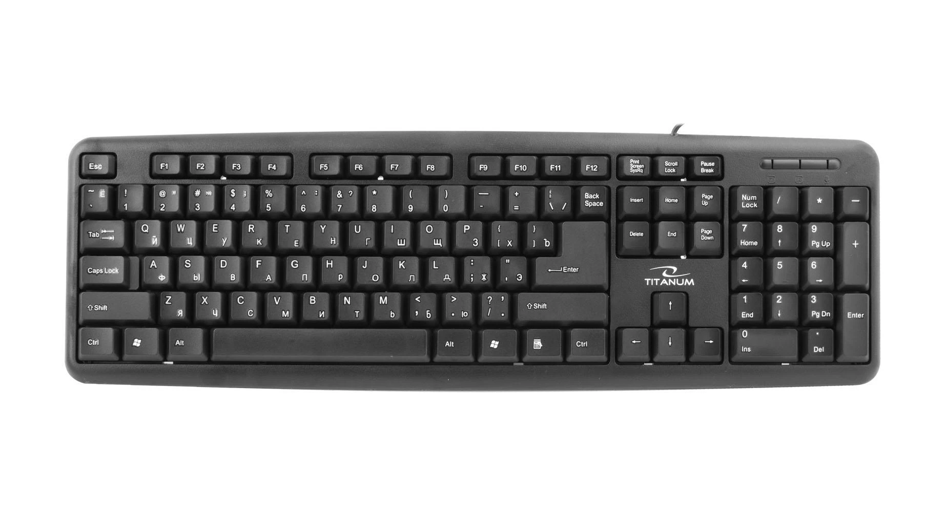 Titanum Klaviatūra Esperanza TKR101 stand.USB EN/RU