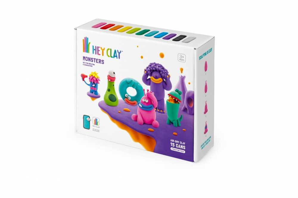 TM Toys TMT HeyClay rinkinukas Monsters 15 vnt. pakuotė HCL15018 07896
