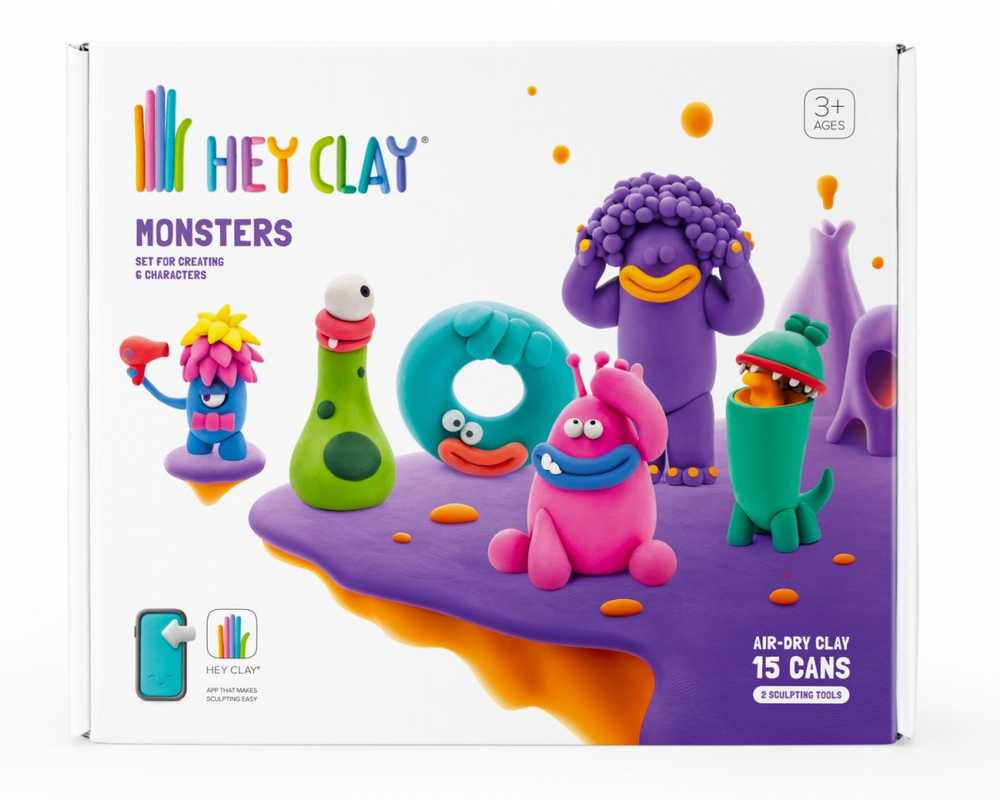 TM Toys TMT HeyClay rinkinukas Monsters 15 vnt. pakuotė HCL15018 07896