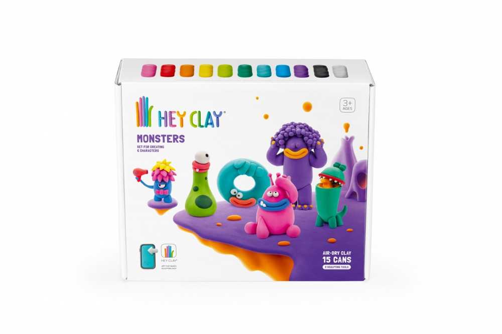 TM Toys TMT HeyClay rinkinukas Monsters 15 vnt. pakuotė HCL15018 07896