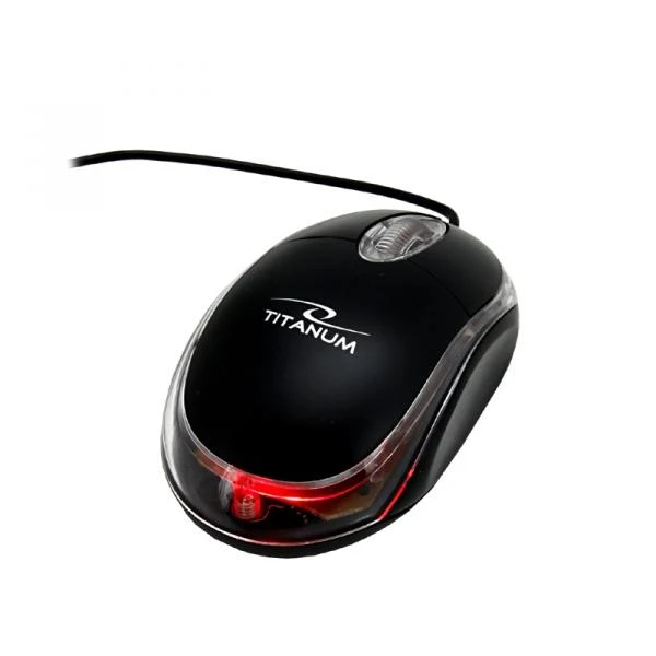 ESPERANZA TM102K - 5905784768854 TITANUM TM102K RAPTOR - su laidu USB Optinė pelė 3D 1000 DPI Juodas BLISTER