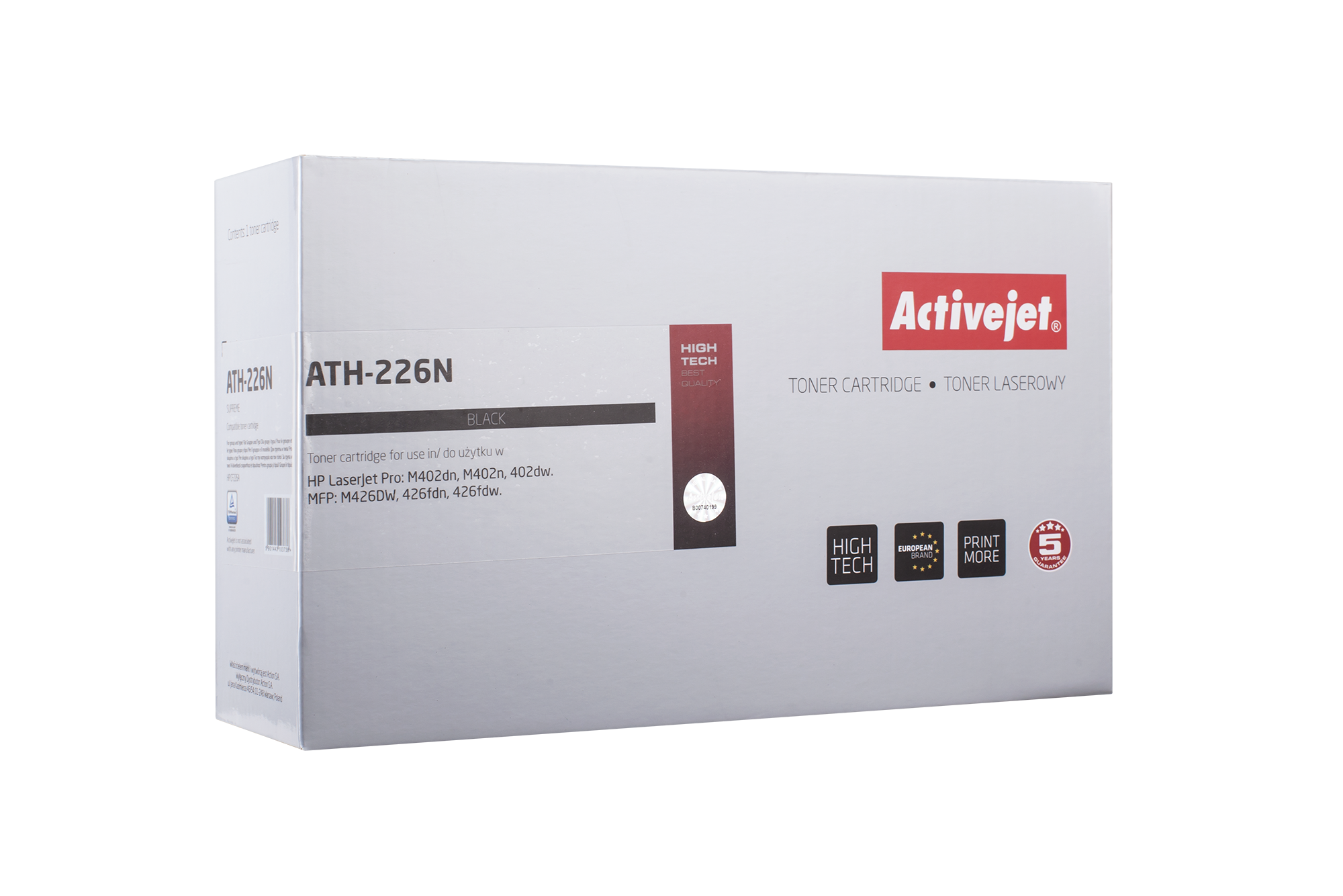 Tonerio Kasetė - Activejet ATH-226N, Juoda