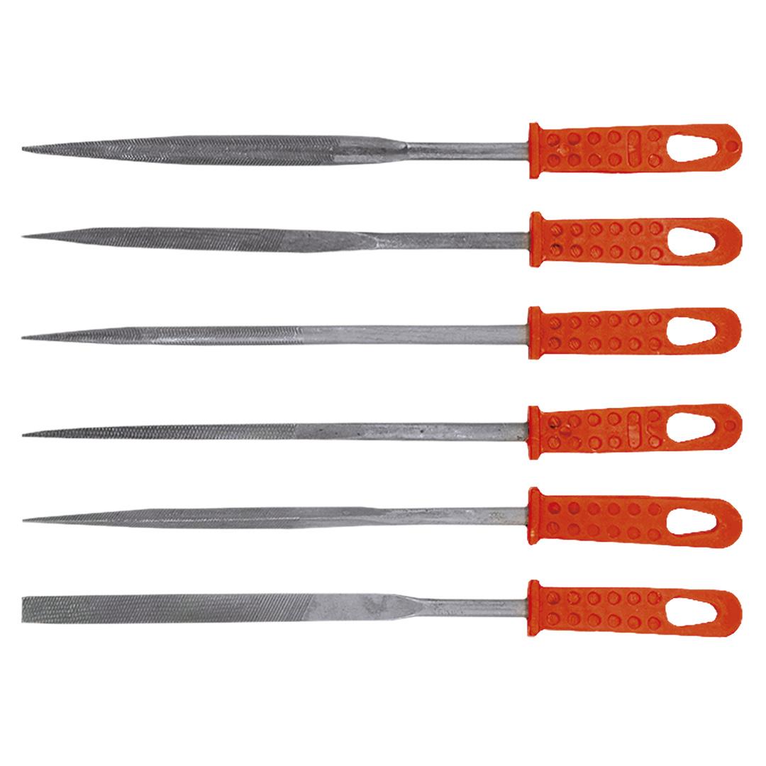 Top Tools Pilniki, Adatinės dildės metalui, 6 vnt. rinkinys