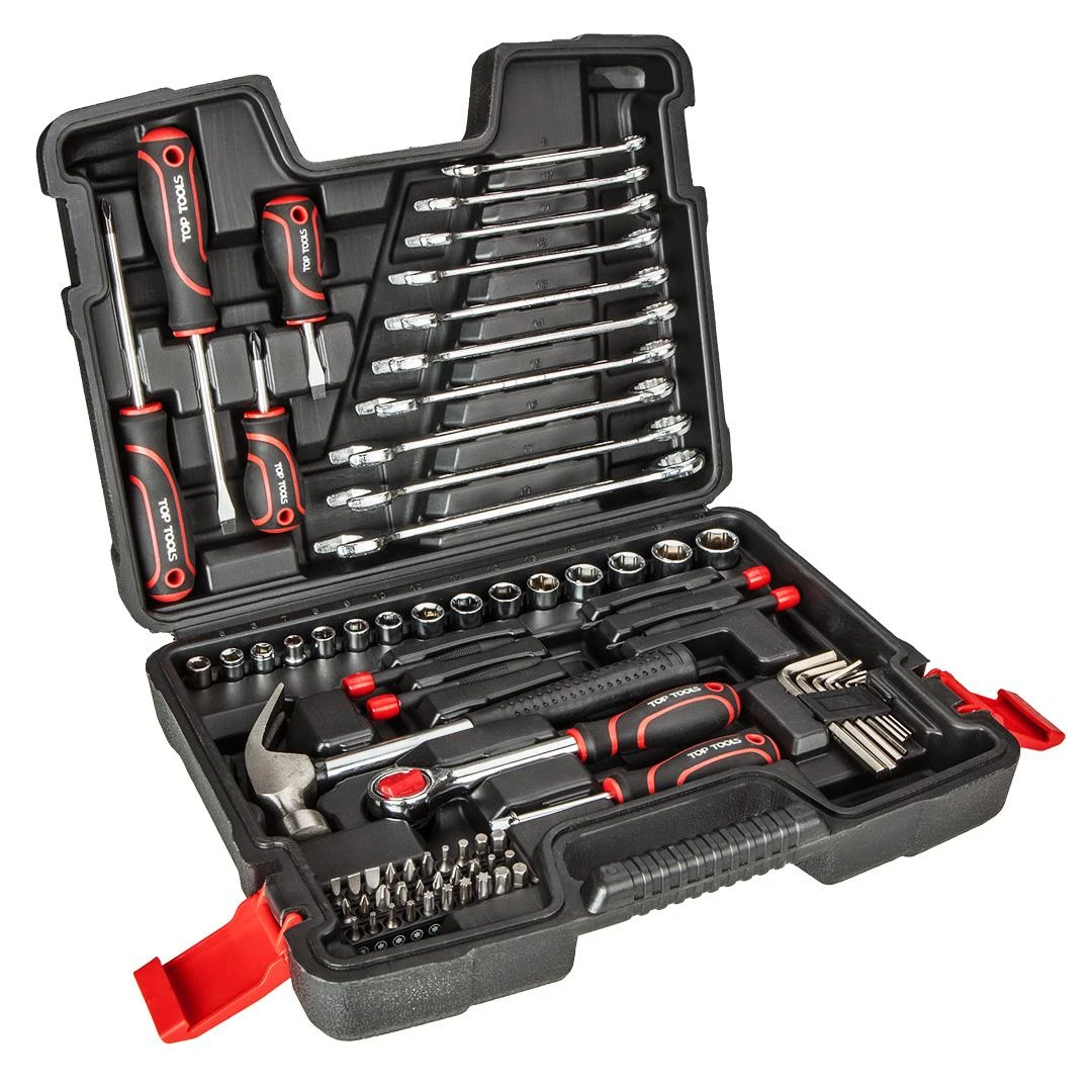 Įrankių rinkinys Top Tools 73 vnt. (38D500)