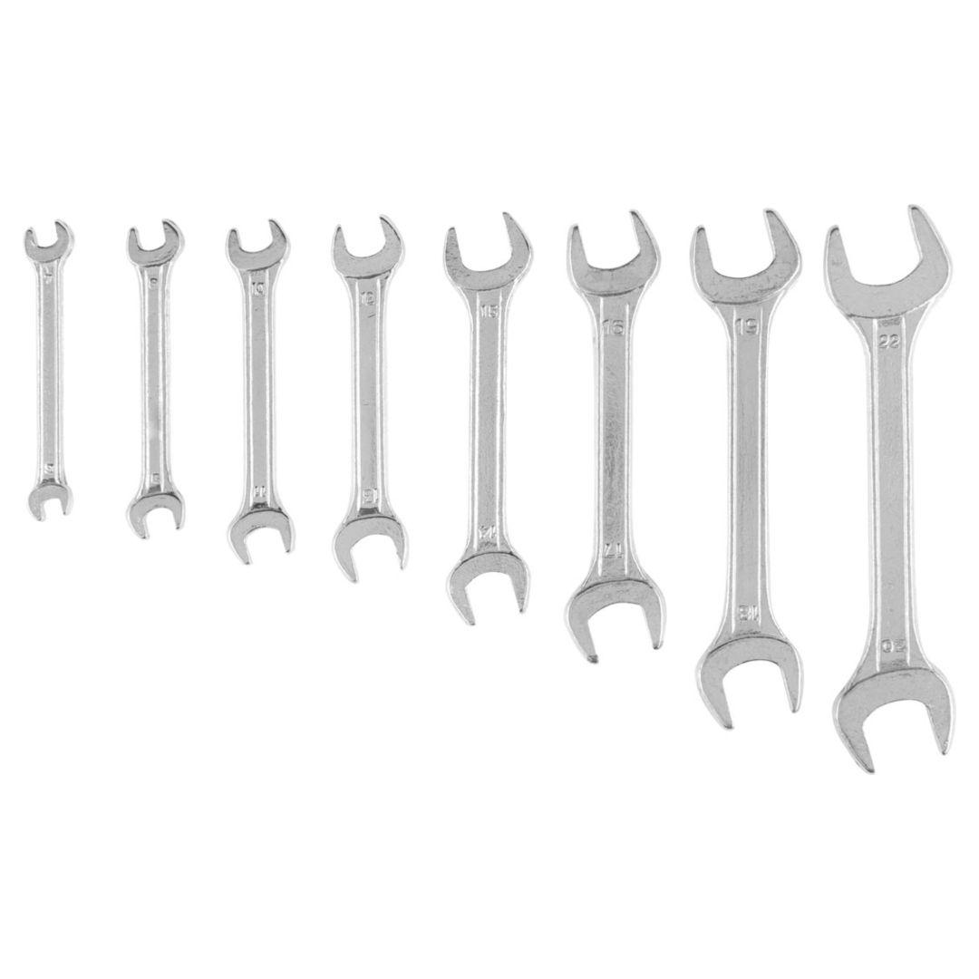 Top Tools Klucze Dvigubi atviri veržliarakčiai 6-22 mm, 8 vnt. rinkinys