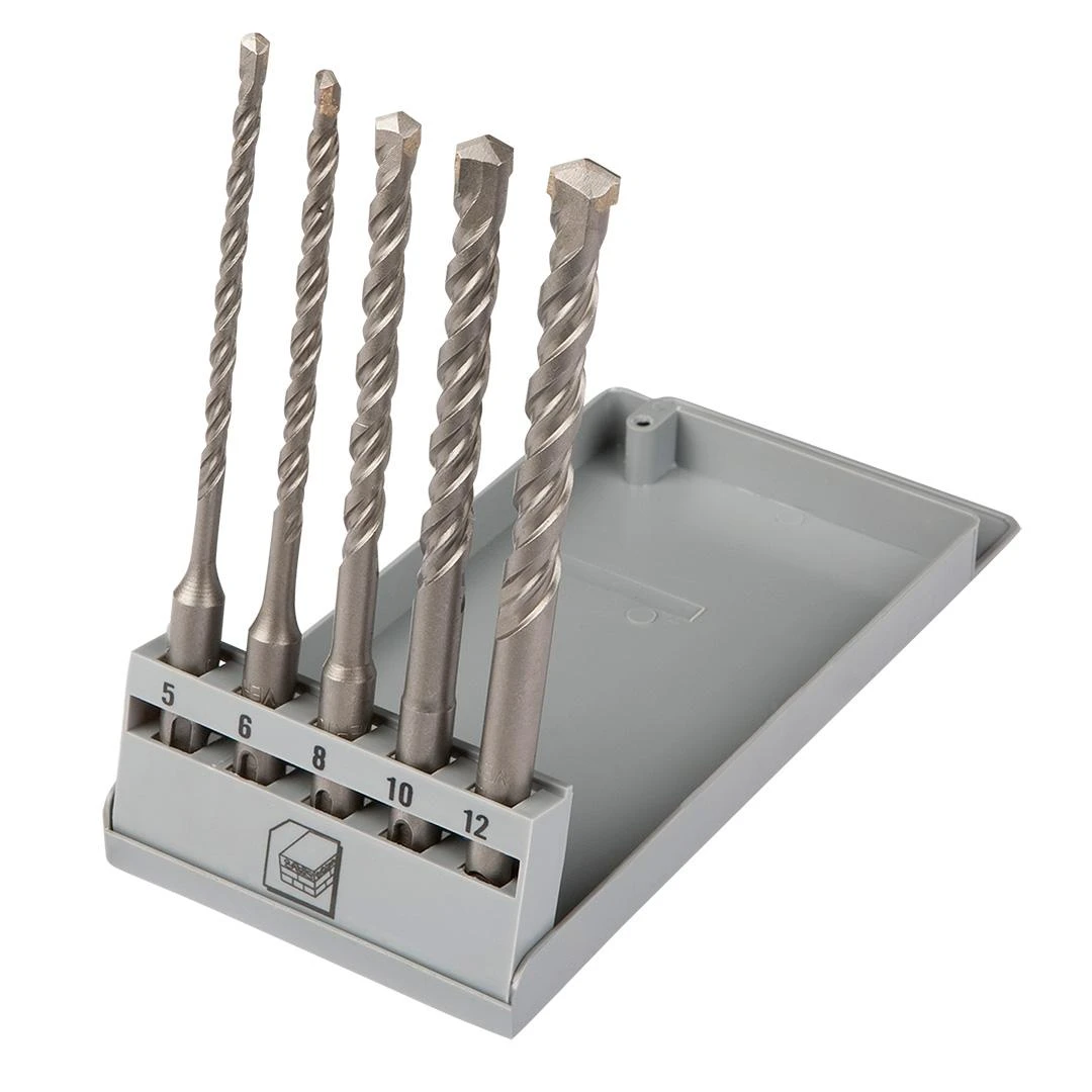 Grąžtas Top Tools Wiertła SDS Plus betono grąžtai 5-12 mm, 5 vnt. rinkinys
