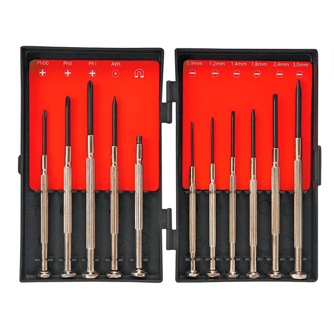 Top Tools Wkrętaki Tikslūs atsuktuvai, 11 vnt. rinkinys