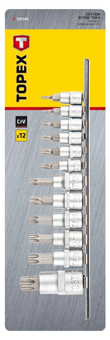 Bity ANTGAL KOMP SU GALV T10-T40 TORX 1/4 1