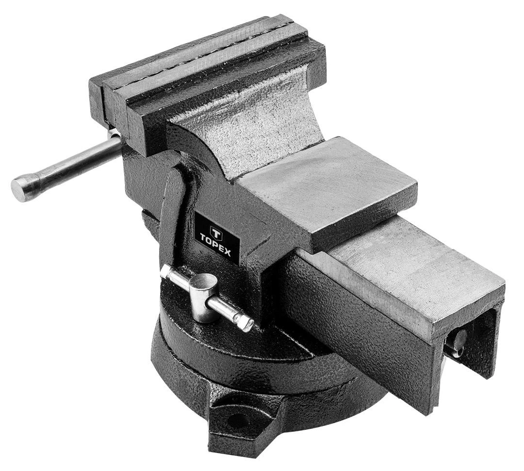 Topex sukamieji spaustukai su priekalu 125mm 07A212