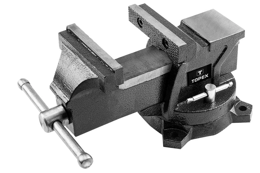 Topex sukamieji spaustukai su priekalu 125mm 07A212