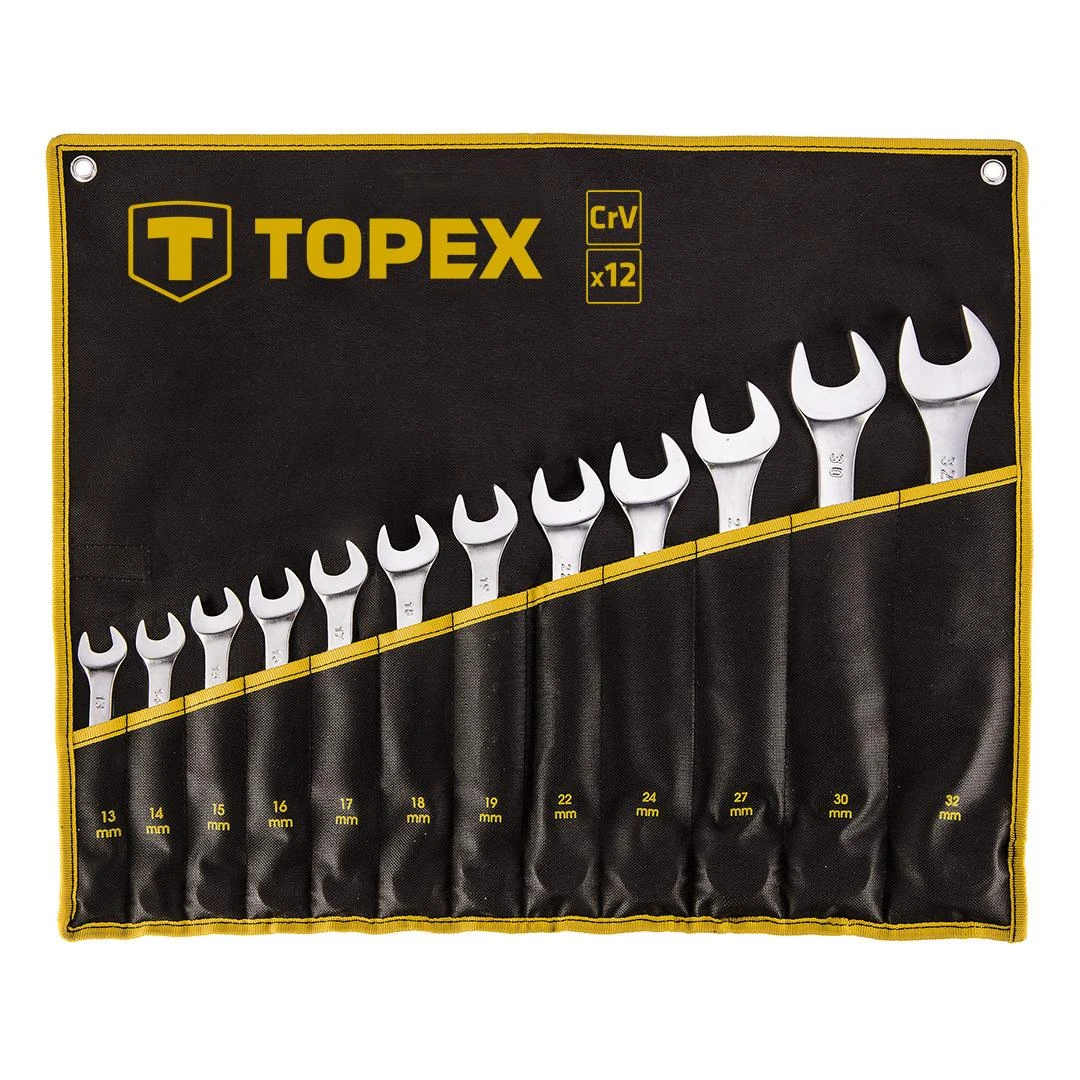 Raktų rinkinys Topex, 13-32mm, 13vnt.