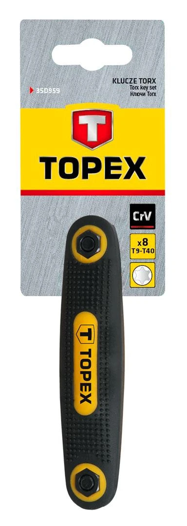 Raktai Topex T9-T40, 8vnt.