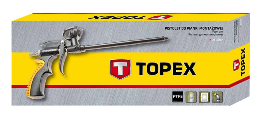 Teflono montavimo putų pistoletas