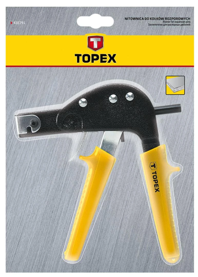 Rankinis kniediklis Topex 43E791; 170 mm