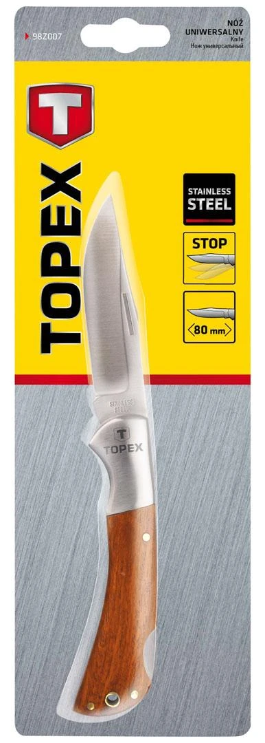 Kišeninis peilis Topex 98Z007; 80 mm