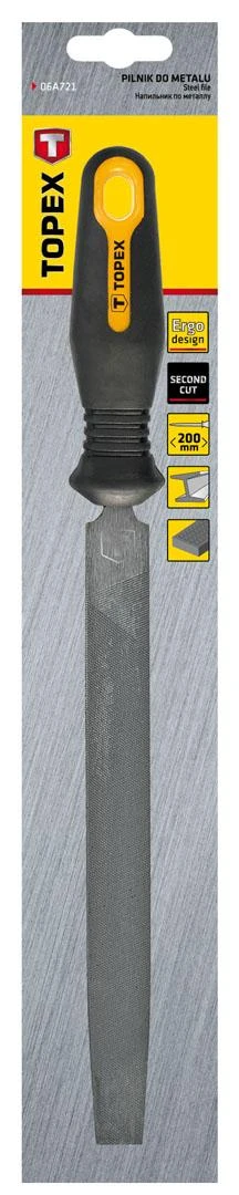 Pilnik Dildė metalui Topex | plokščia 200mm