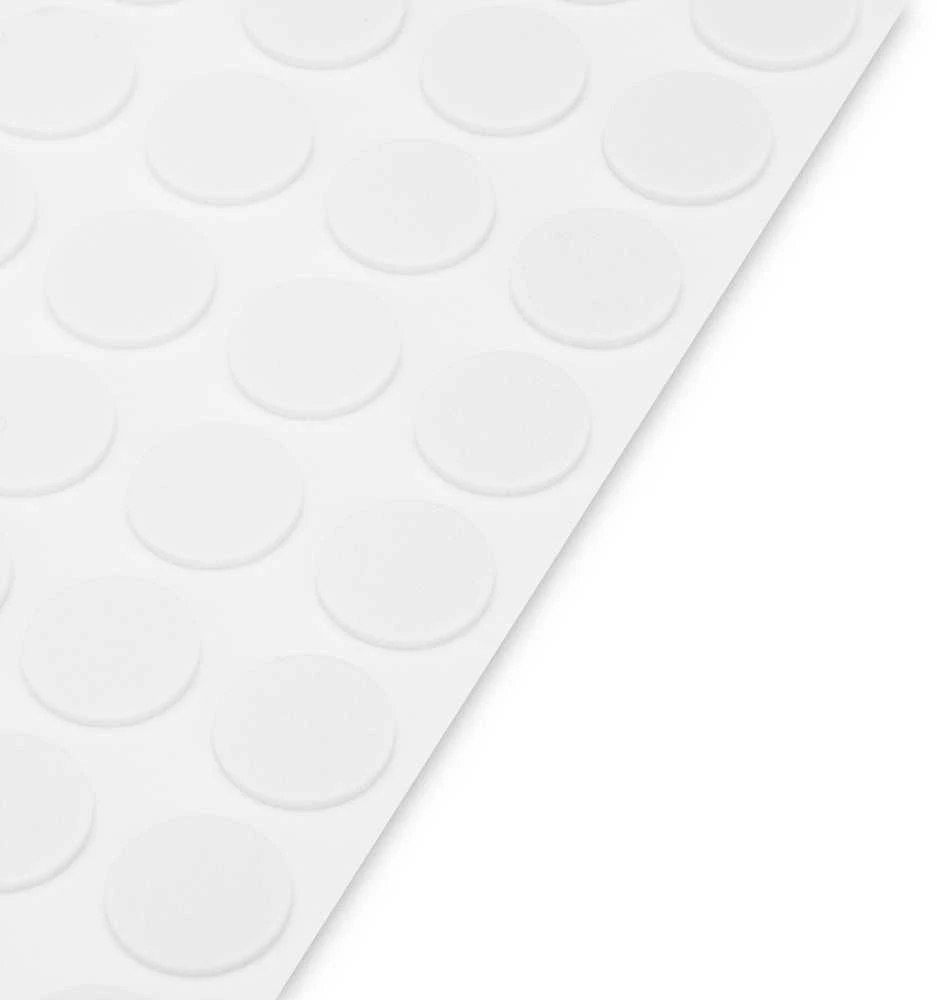 Podkładki Veltinio ir EVA putplasčio pagalvėlės, lipnios, baltos, 125 vnt.