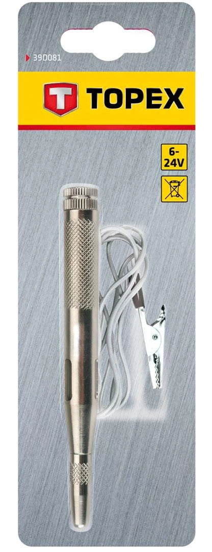 TOPEX testeris automobilinis su adata 6-24V 39D081