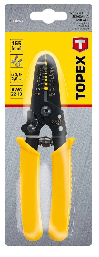 Topex Szczypce 165 mm izoliacinės replės