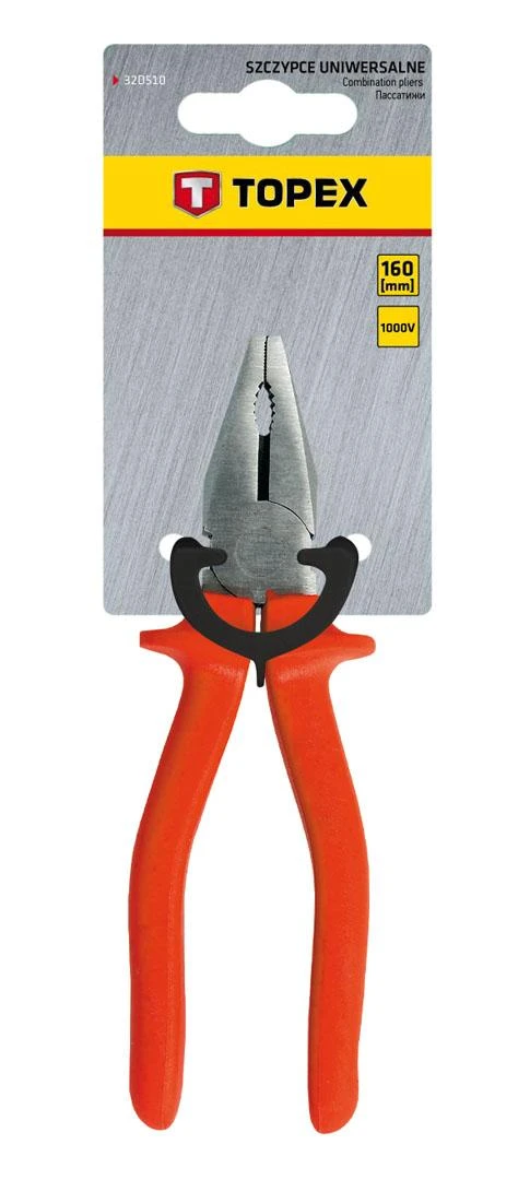 Topex Szczypce Kombinuotos replės 160 mm, 1000 V