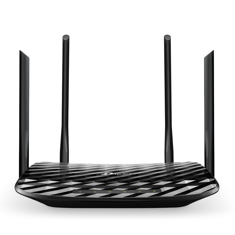 TP-LINK | Maršrutizatorius | Archer C6 | 802.11ac | 300+867 Mbit/s | 10/100/1000 Mbit/s | Mesh palaikymas: ne | MU-MIMO: taip | Mobiliojo ryšio nėra | Antenų tipas: 4x išorinės | Ne