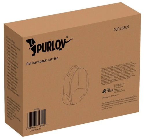 Transporter- plecak dla kota/ psa Purlov 23309