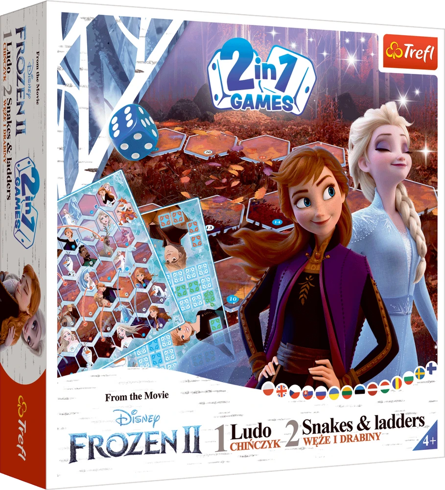 Trefl Stalo žaidimas "2 in 1 Frozen II"