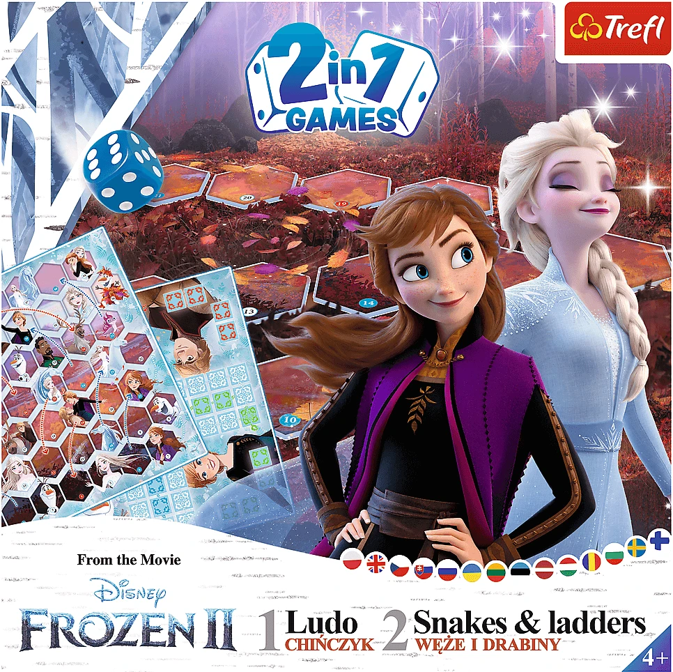 Trefl Stalo žaidimas "2 in 1 Frozen II"