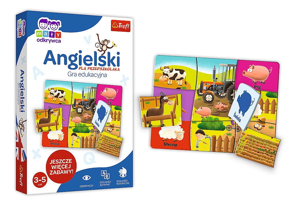 Trefl Stalo žaidimas Little Explorer - English